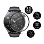 1 PCS For Xiaomi Watch S1 Pro ENKAY 3D Full Coverage Screen Protector Film