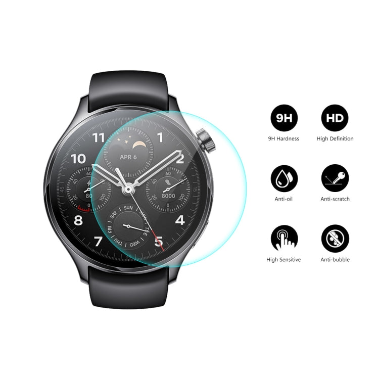 1 PCS For Xiaomi Watch S1 Pro ENKAY 0.2mm 9H Tempered Glass Screen Protector Film