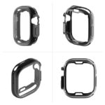 ENKAY Electroplated Soft TPU Case with Screen Film For Apple Watch Ultra 49mm(Silver)