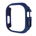 For Apple Watch Ultra 49mm ENKAY 2 in 1 PC Case + Full Coverage 9H Tempered Glass Film(Dark Blue)