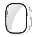 For Apple Watch Ultra 49mm ENKAY PC Frame 9H Tempered Glass Case(Transparent)