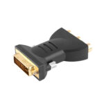 Gold Plated  DVI-I 24+5 Male to 3 RCA Gold-plated Video Audio AV Component Converter