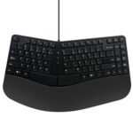 390B Ergonomic Compact Size Gaming Keyboard