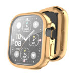 For Apple Watch Ultra 49mm ENKAY Full Coverage Electroplated Soft TPU Case with Screen Film(Gold)