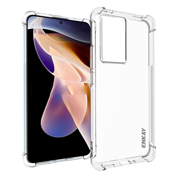 For Xiaomi Redmi K60 / K60 Pro ENKAY Transparent TPU Shockproof Phone Case