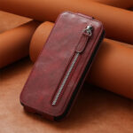 For Samsung Galaxy S23 Ultra 5G Zipper Wallet Vertical Flip Leather Phone Case(Red)