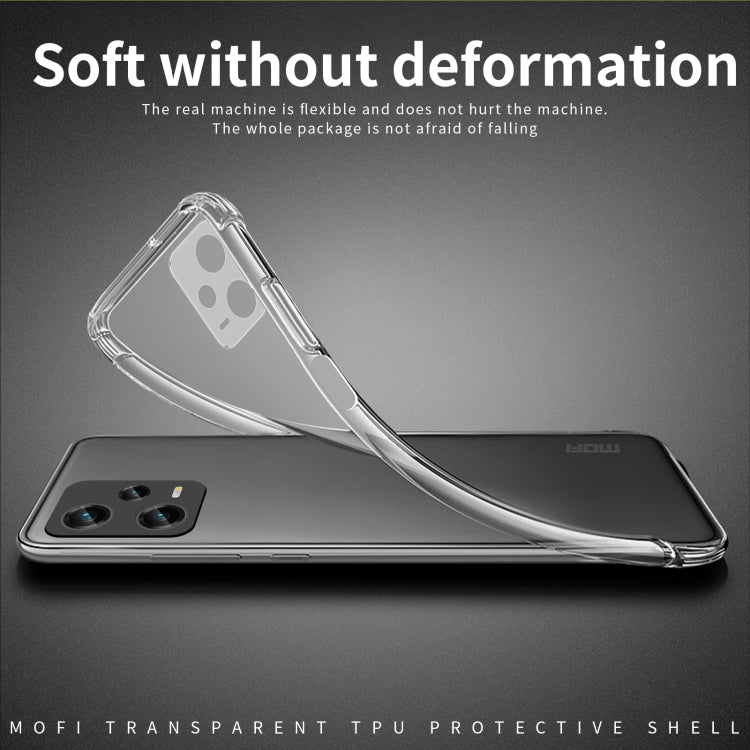 For XiaomiRedmi Note 12 Pro China MOFI Ming Series Ultra-thin TPU Phone Case(Transparent)