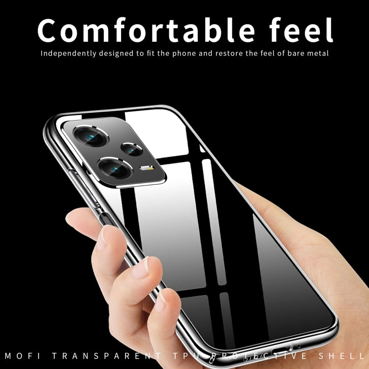 For XiaomiRedmi Note 12 Pro China MOFI Ming Series Ultra-thin TPU Phone Case(Transparent)