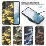 For Samsung Galaxy S23 5G Camouflage Leather Back Cover Phone Case(Yellow)