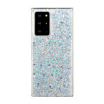 For Samsung Galaxy S22 Ultra 5G Glitter Sequins Epoxy TPU Phone Case(Silver)