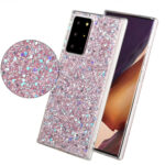 For Samsung Galaxy S22 Ultra 5G Glitter Sequins Epoxy TPU Phone Case(Silver)