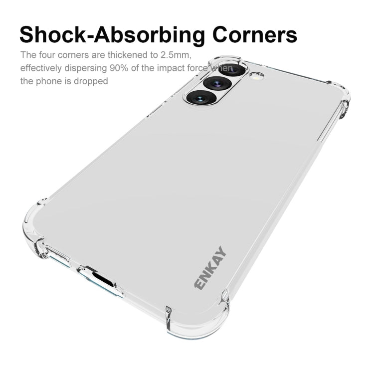 For Samsung Galaxy S23 5G ENKAY Hat-Prince Clear TPU Shockproof Phone Case