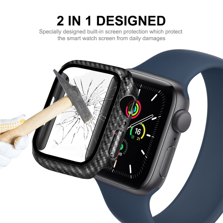 For Apple Watch Series 7＆8 41mm ENKAY Hat-Prince Waterproof Full Coverage PC Frame + 9H Tempered Glass Case