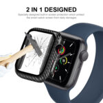 For Apple Watch Series 7＆8 45mm ENKAY Hat-Prince Waterproof Full Coverage PC Frame + 9H Tempered Glass Case