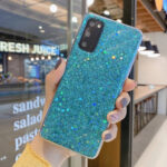 For Samsung Galaxy S23 Ultra 5G Glitter Glitter Drop Glue TPU Phone Case(Green)