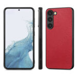 For Samsung Galaxy S23+ 5G Flow Color Back Cover Leather Phone Case(Red)