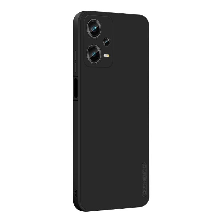 For Xiaomi Redmi Note 12 Pro China PINWUYO Sense Series Liquid Silicone TPU Phone Case(Black)