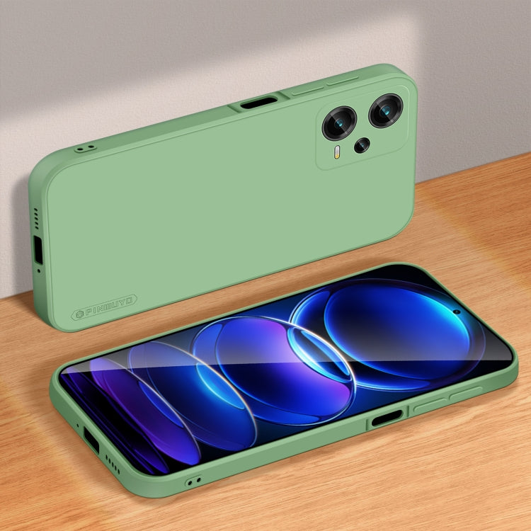 For Xiaomi Redmi Note 12 Pro China PINWUYO Sense Series Liquid Silicone TPU Phone Case(Green)