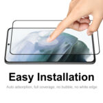 For Samsung Galaxy S23 5G ENKAY Full Glue 0.2mm Tempered Glass Full Film, Support Fingerprint Unlock