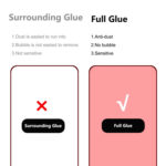 For Samsung Galaxy S23 5G 2pcs ENKAY Full Glue 0.2mm Tempered Glass Full Film, Support Fingerprint Unlock