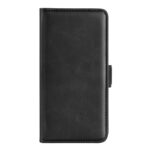 For Samsung Galaxy S23 Ultra 5G Dual-side Magnetic Buckle Leather Phone Case(Black)