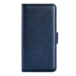 For Samsung Galaxy S23 Ultra 5G Dual-side Magnetic Buckle Leather Phone Case(Dark Blue)