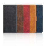 For Samsung Galaxy S23 Ultra 5G Dual-side Magnetic Buckle Leather Phone Case(Dark Blue)