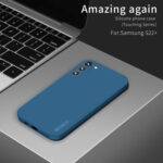 For Samsung Galaxy S23 5G PINWUYO Sense Series Liquid Silicone TPU Phone Case(Blue)