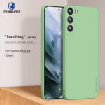 For Samsung Galaxy S23 5G PINWUYO Sense Series Liquid Silicone TPU Phone Case(Green)