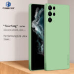 For Samsung Galaxy S23 Ultra 5G PINWUYO Sense Series Liquid Silicone TPU Phone Case(Green)