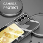 For Samsung Galaxy S23 5G Card Bag Shockproof Transparent Phone Case(Transparent)