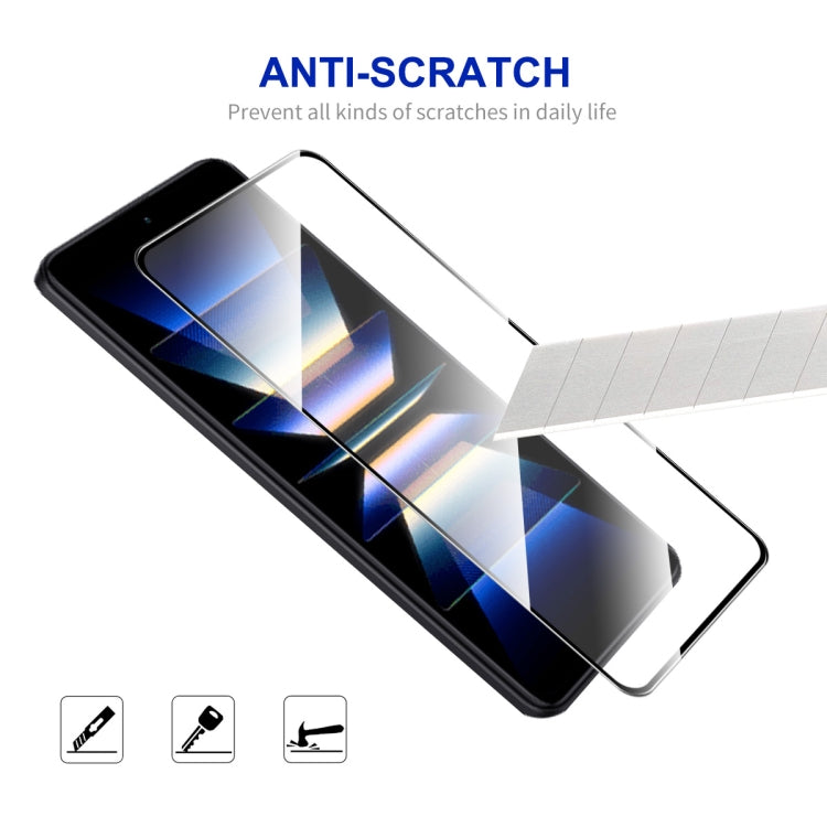 For Xiaomi Redmi K60 / K60 Pro 2pcs ENKAY Hat-Prince Full Glue 0.26mm 9H 2.5D Tempered Glass Full Film