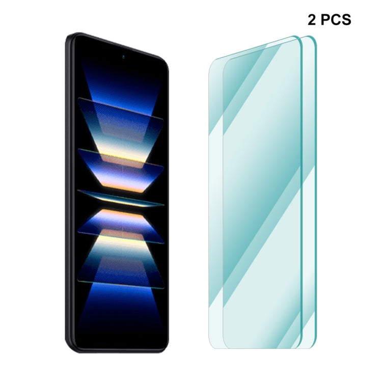 For Xiaomi Redmi K60 / K60 Pro 2pcs ENKAY Hat-Prince 0.26mm 9H 2.5D Tempered Glass Film