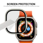 For Apple Watch Ultra 49mm ENKAY Hat-Prince Waterproof Full Coverage PC Frame + 9H Tempered Glass Case(Transparent)