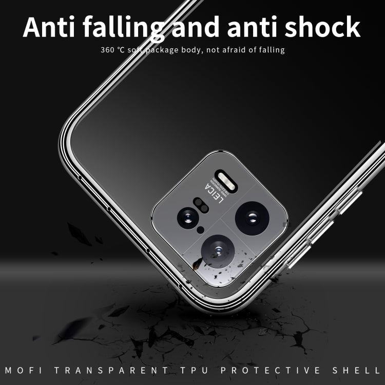 For Xiaomi 13 Pro MOFI Ming Series Ultra-thin TPU Phone Case(Transparent)