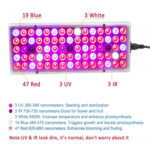 25W 75LEDs Full Spectrum Plant Lighting Fitolampy For Plants Flowers Seedling Cultivation Growing Lamps LED Grow Light  AC85-265V EU