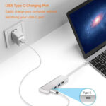 4 in 1 Type C Hub with HDMI  USB 3.0 Adapter for MacBook Hub USB Computer Peripherals USB Type C HDMI for MacBook Pro Air