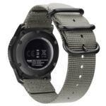 For Samsung Galaxy Watch Active 2 22mm / Gear S3 Nylon Three-ring Watch Band(Gray)