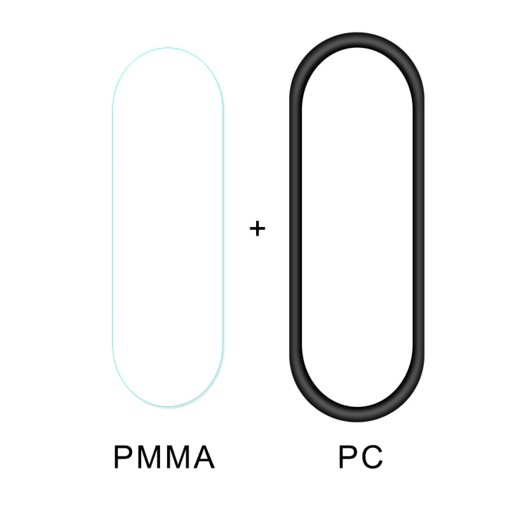 For XIAOMI MI BAND 4 ENKAY Hat-prince 3D Full Screen Soft PC Edge + PMMA HD Screen Protector Film