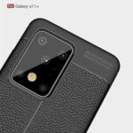 For Galaxy S20 Ultra  Litchi Texture TPU Shockproof Case(Black)