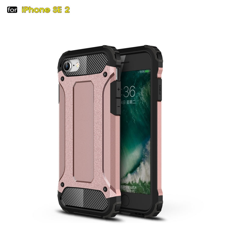 For iPhone SE 2022 / SE 2020  Magic Armor TPU + PC Combination Case(Rose Gold)