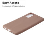 For Galaxy S20 Plus Solid Color Frosted TPU  Phone Case(Khaki)