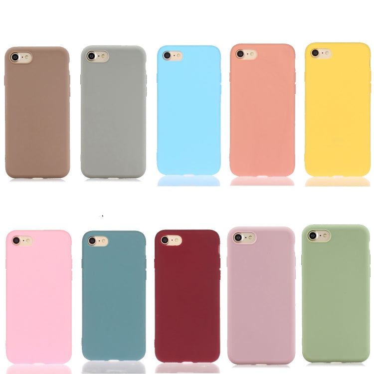 For Galaxy S20 Plus Solid Color Frosted TPU  Phone Case(Khaki)