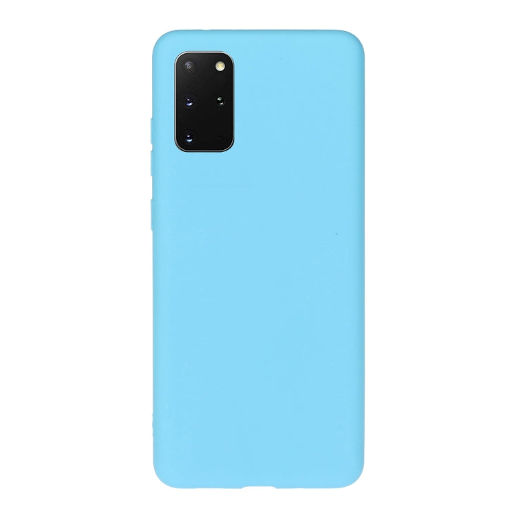 For Galaxy S20 Plus Solid Color Frosted TPU  Phone Case(Sky Blue)