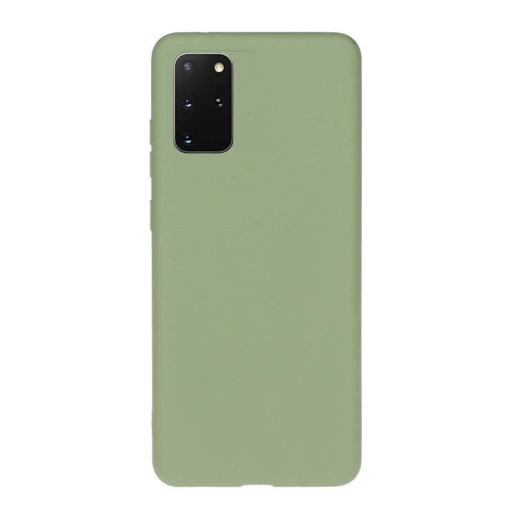 For Galaxy S20 Plus Solid Color Frosted TPU  Phone Case(Green)