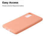 For Galaxy S20 Plus Solid Color Frosted TPU  Phone Case(Orange)