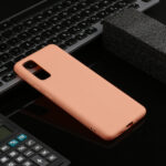 For Galaxy S20 Plus Solid Color Frosted TPU  Phone Case(Orange)