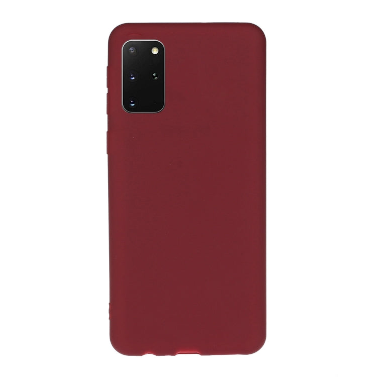 For Galaxy S20 Plus Solid Color Frosted TPU  Phone Case(Red)