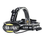 30000 LM 4 × CREE XML-T6 + 2 × COB + 2 × Red LED Head Lamp Flashlight Torch Lantern