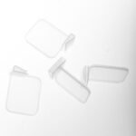 10 Sets Refrigerator Internal Drawer Shelf Classification Partition Plastic Transparent Baffle(Transparent)